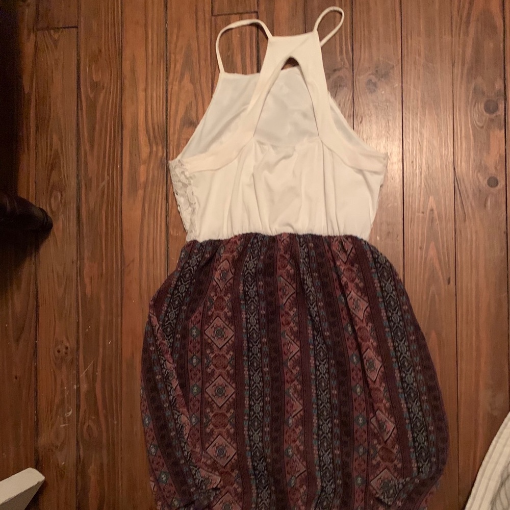 White and colorful sun dress!